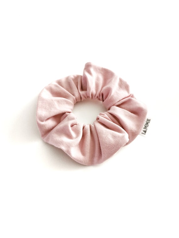 Dusty Pink Hair Scrunchie Handmade Scrunchies For Women Etsy