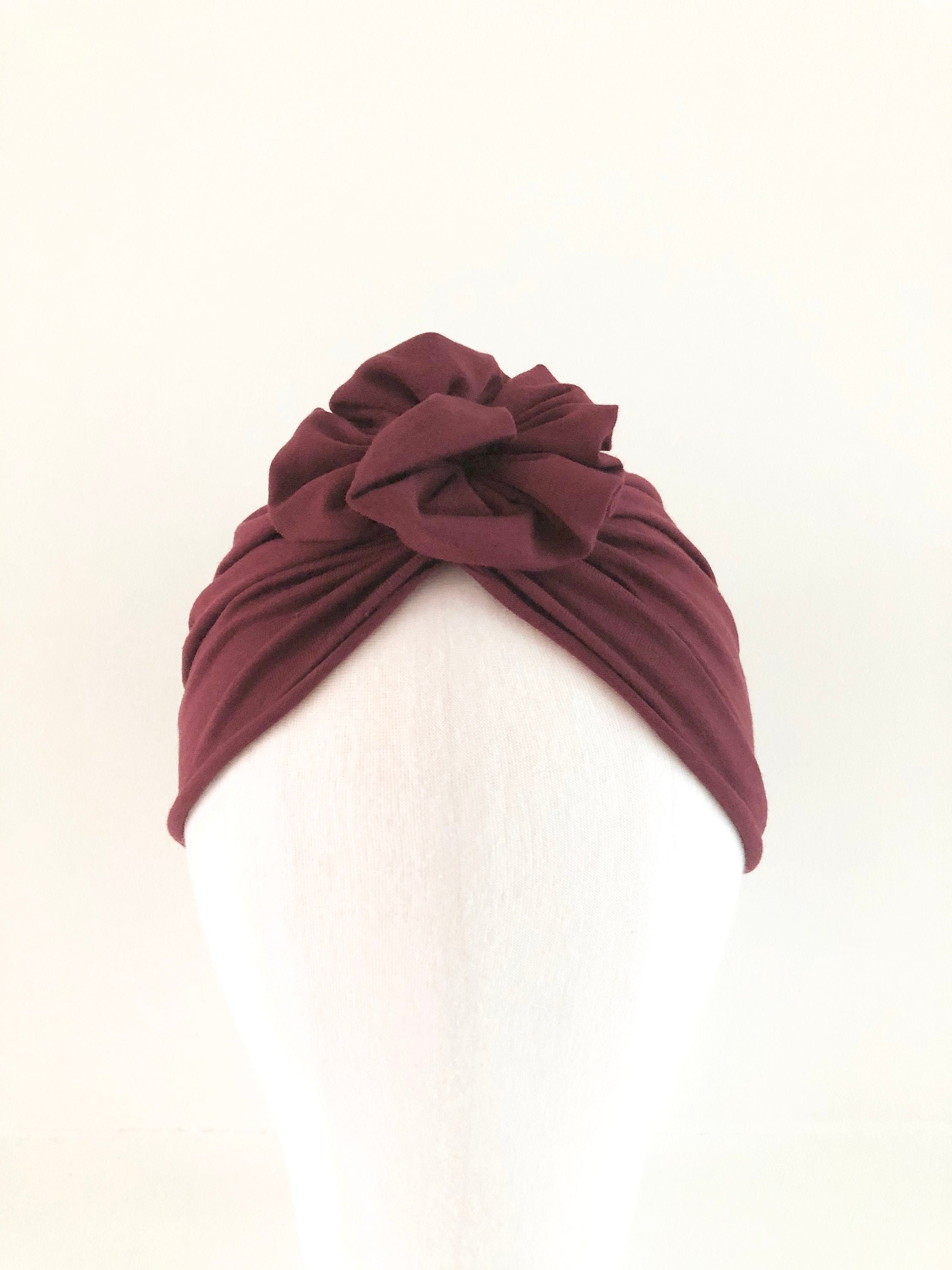Wine Red Turban for Women Chemo Turban Women's Turban Etsy