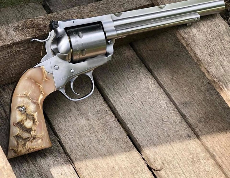 CUSTOM ORDER Ruger Bisley Rams Horn Stag Grips Blackhawk Etsy