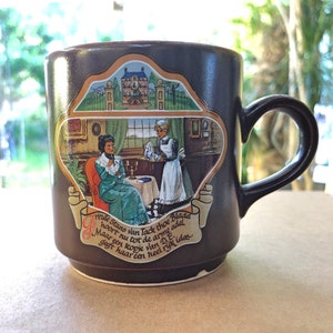 Villeroy & Boch Small Brown Demi Mug Luxembourg Vintage