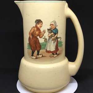 Vintage Roseville Creamware Dutch Pitcher- Rare