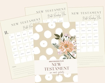 Chronological New Testament Reading Plan: Bible in a Year (Digital Download)
