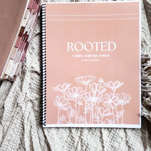 Rooted Scripture Journal Printable Scripture Journal, Bible Study journal image 1