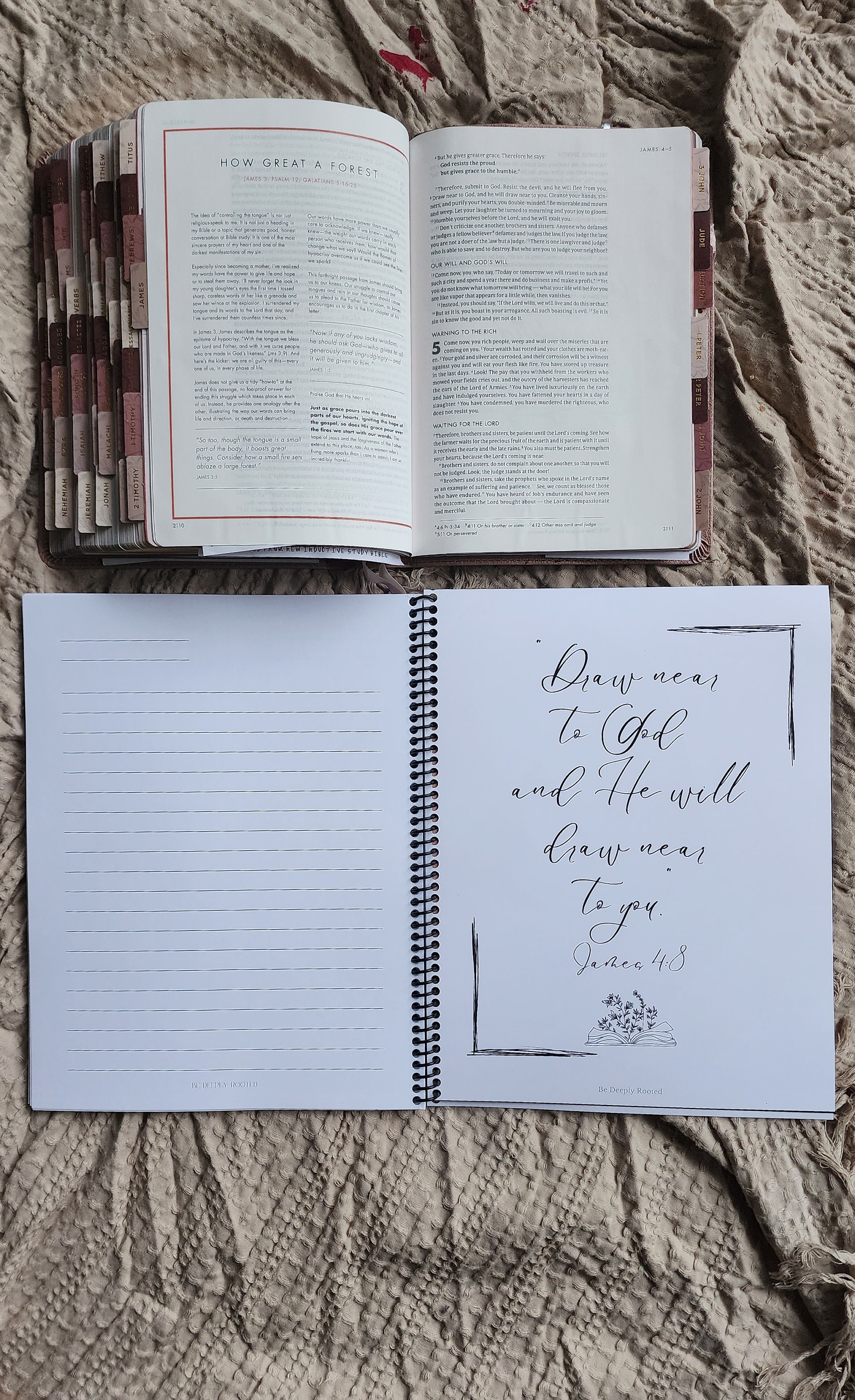 Rooted Scripture Journal: Printable Bible Study (PDF Pattern) - Etsy