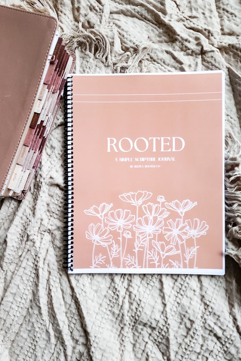 Rooted Scripture Journal Printable Scripture Journal, Bible Study journal image 1