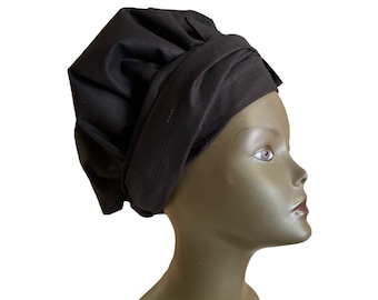 Turban facile à enfiler, doublé de satin By Georges Décimus