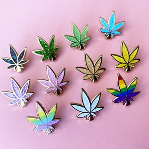 Pot leaf Pin- Hard Enamel Pin