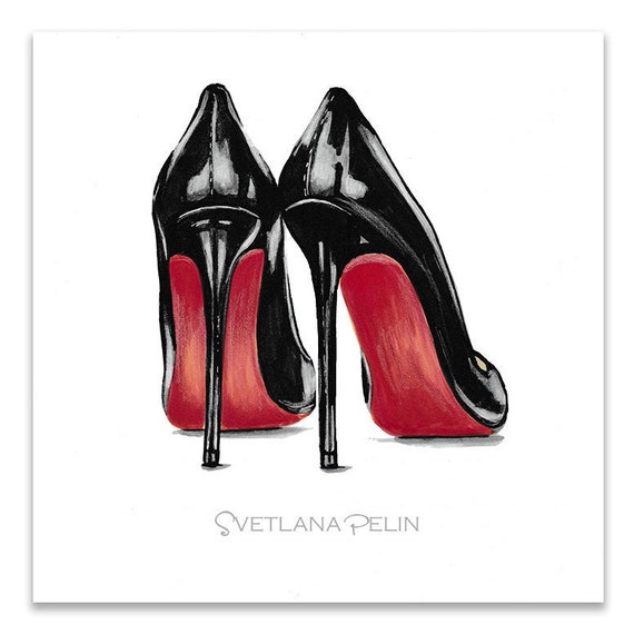 Women With Red Soles High Heels Fashion 