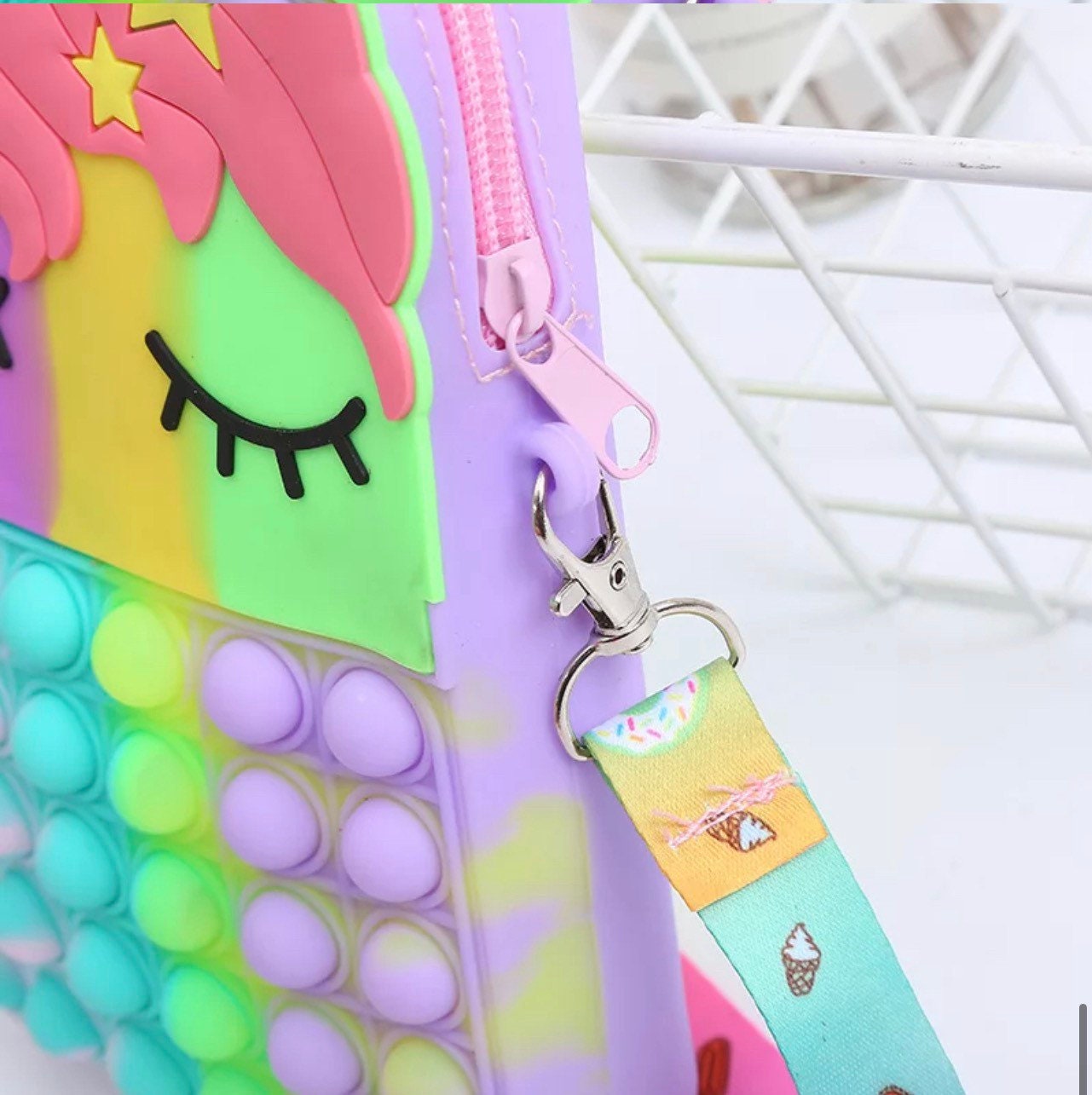 Unicorn Pop It Purse Pop It Bag Pop It Toy Pop It Etsy Hong Kong