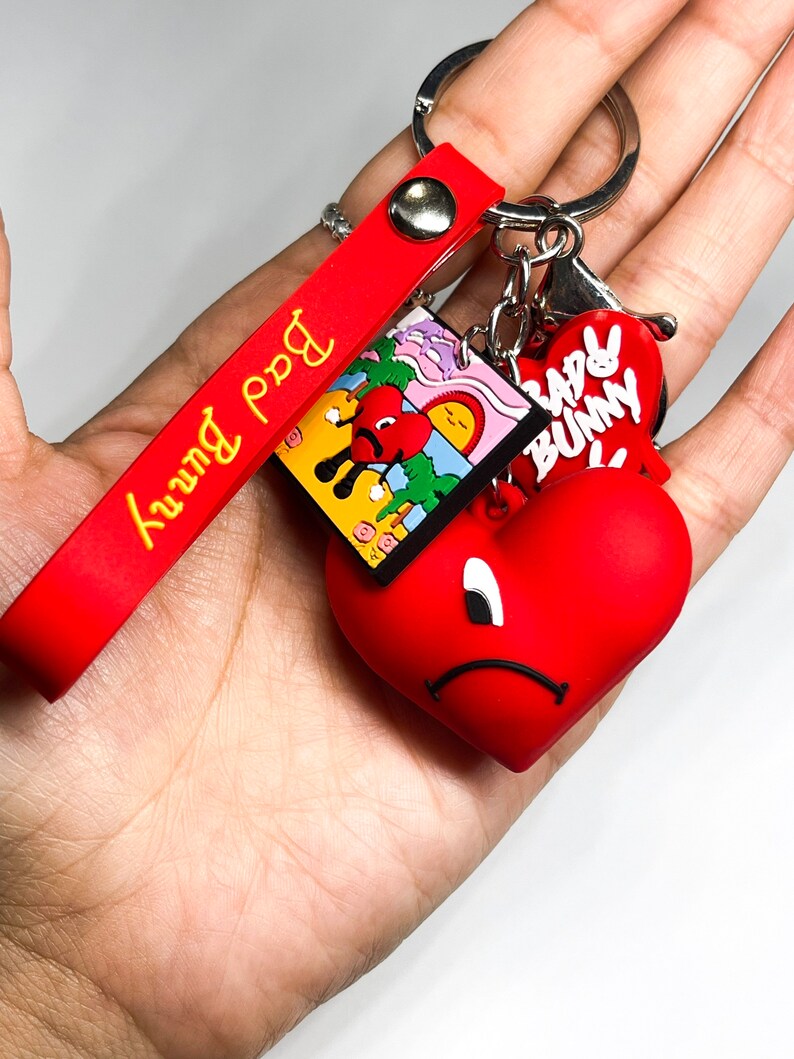 Bad Bunny Keychain Un Verano Sin Ti Bad Bunny 3D Bad Bunny Etsy