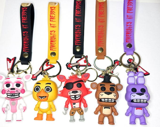 FNAF Keychain, Freddy, Fazbear Keychain Etsy