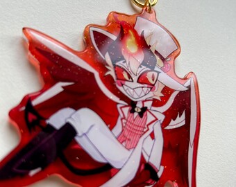 【新品未開封】ハズビンホテル バレンタイン ルシファー アクリルキーホルダー ハズビンホテル バレンタイン ルシファー アクリルキーホルダー