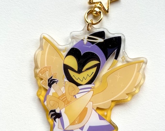 Hazbin Hotel Adam w Guitar Epoxy Charms