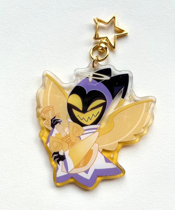 Hazbin Hotel Adam W Guitar Epoxy Charms - Etsy