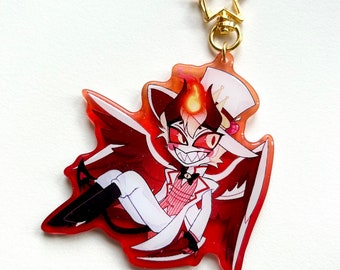 Hazbin Hotel Lucifer Morningstar Acrylic Epoxy Charm