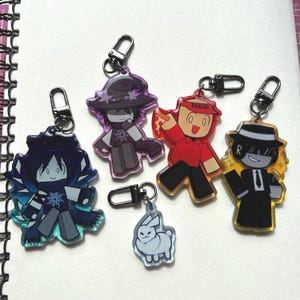 roblox forsaken charms | Two time, Chance, Azure, Elliot and Gubby (READ DESCRIPTION)