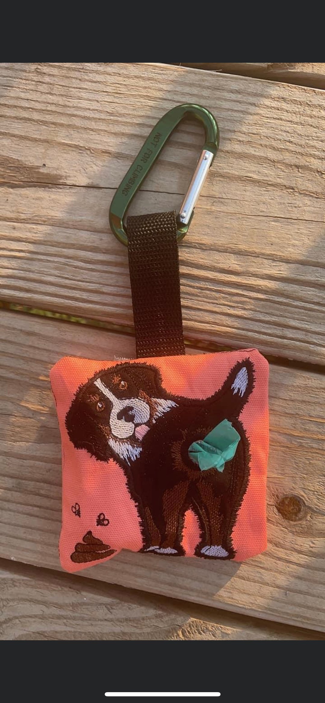 Bernese Mountain Dog Poop Bag Holder Etsy