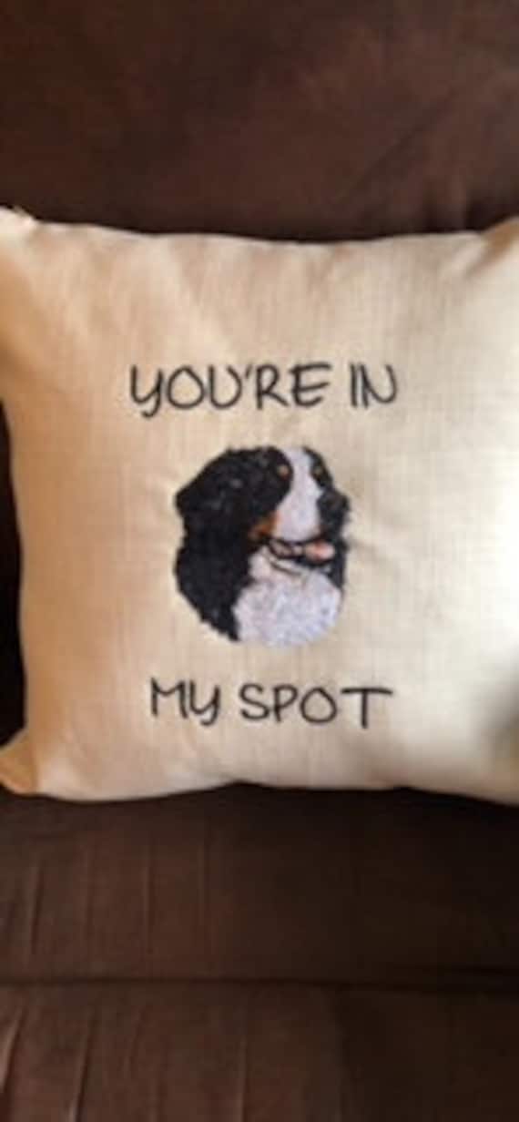 Bernese Mountain Dog Pillow Etsy
