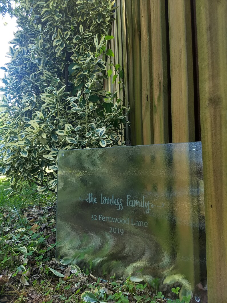 Etched Glass Cutting Board Etsy