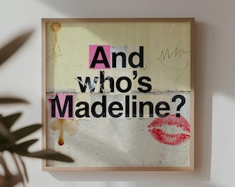 And Who's Madeline? Lily Allen Print - West End Girl Album Print
