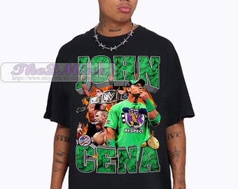 T-shirt John Cena de style graphique vintage des années 90, sweat-shirt bootleg John Cena, T-shirt graphique de lutteur américain rétro pour homme et femme