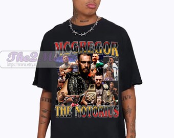 T-shirt Conor McGregor style graphique vintage des années 90, sweat-shirt Conor McGregor, T-shirt graphique rétro artiste martial mixte pour homme et femme