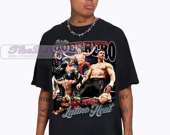 Vintage 90s Graphic Style Eddie Guerrero T-Shirt, Eddie Guerrero Bootleg Tee, Retro American Wrestler Graphic T-Shirt For Man And Women