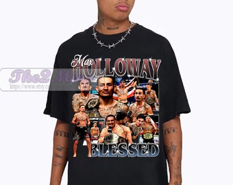 Vintage 90s Graphic Style Max Holloway T-Shirt, Max Holloway Sweatshirt, Retro Mixed Martial Artist Graphic Tee For Man And Women