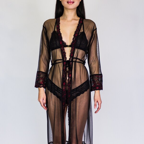 Mesh Robe Etsy