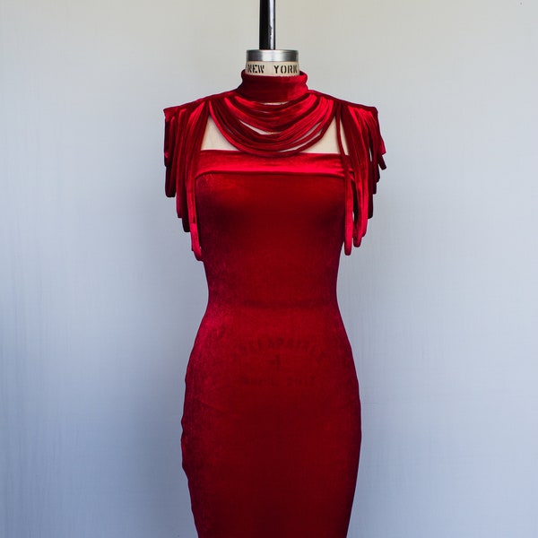 Capelet Sleeve Dress main image 1