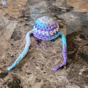 Crochet Hat for Pets - Hat for bunny, hedgehog, chameleon, hamster, guinea pigs, lizard, reptiles - Outfit for your pet - Tiny hat for pets