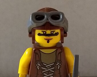 lego custom inspired renegade raider minifig fortnite battle royale pickaxe minifigure - how to draw fortnite marshmello pickaxe