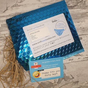 Undies Sniff prank! Sent direct to victims door! Pants smelling, embarrassing prank to send to friend, partner, family or colleague!