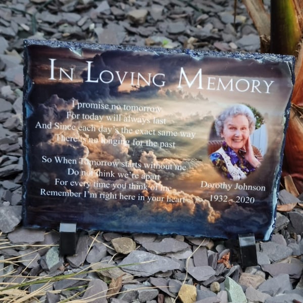 Photo Grave Marker Etsy