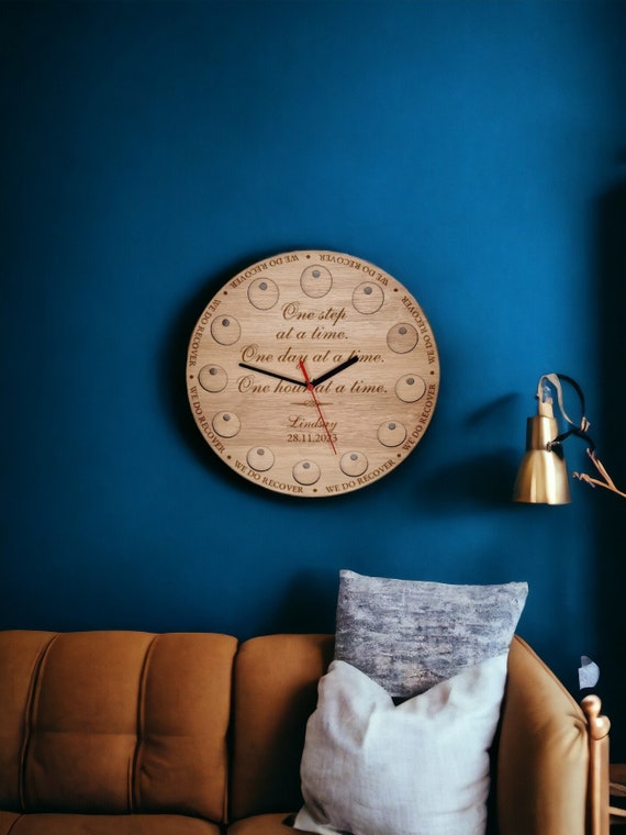 Personalised Recovery Token Display Clock - Chips - Personalized
