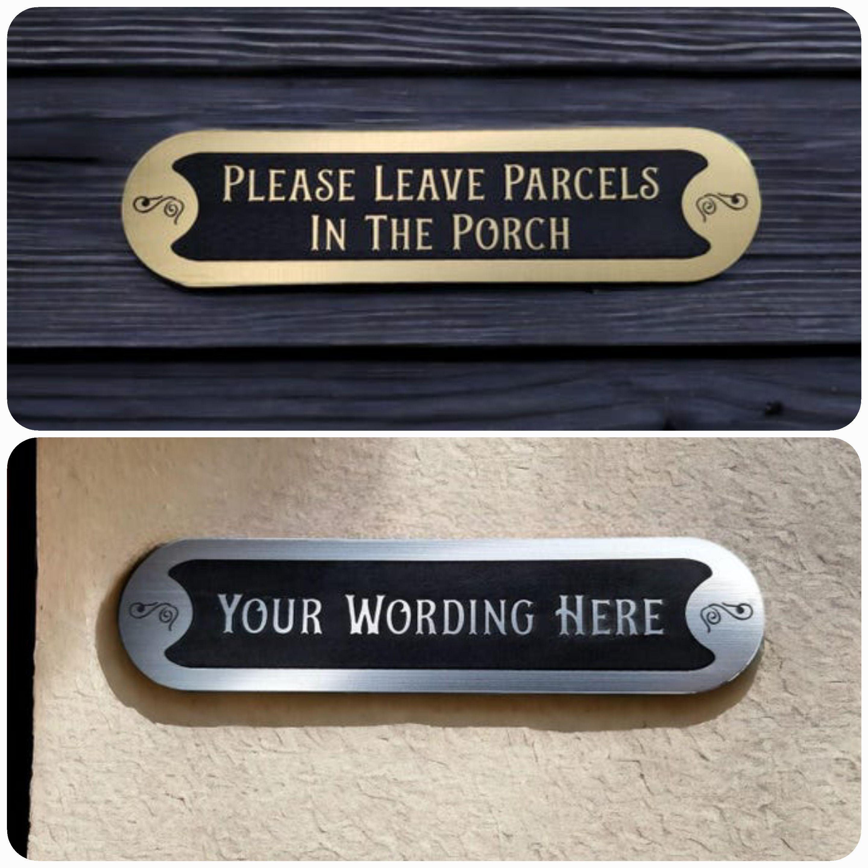 Parcel Rack Sign Personalised Parcel Sign Decoration - Parcel Delivery - Home Gift ...