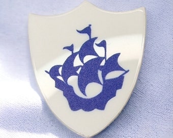 Retro Vintage Blue Peter Badge Replica - Television - BBC - Memorabilia - Collectable - Fun - Novelty - Nostalgia - Nostalgic