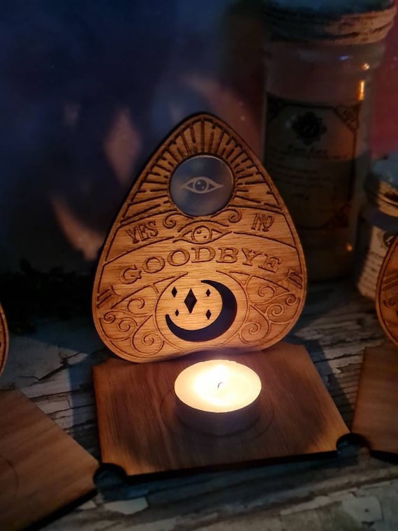 Ouija Board Planchette Talking Board Games Witchcraft Decor Gifts