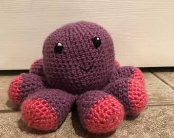 Purple and Pink Octopus