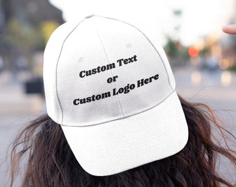 Custom Hat - Custom Embroidered Hat - Adult Classic Dad’s Cap - Multiple Colors, Get your logo embroidered on a hat! - NO Minimums