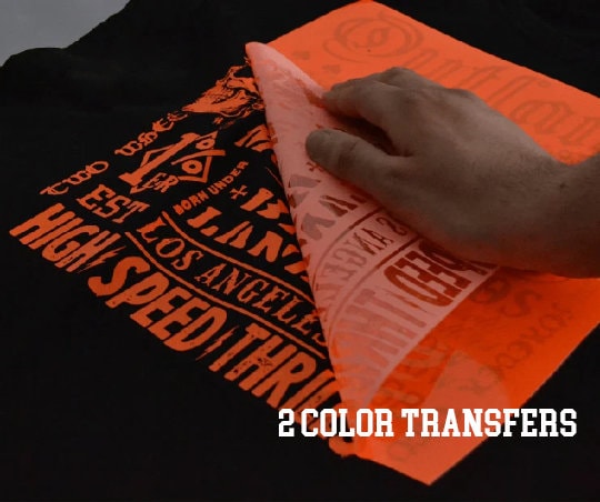 500 Custom Heat Transfer Tags Iron on Transfers for T Shirts 