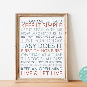 Genesungs Slogans, Zitate & Sprüche Inspirierende Wand Kunst zum Ausdrucken | Mentale Gesundheit Wachstum Mindset Zitat Printables (INSTANT DOWNLOAD)