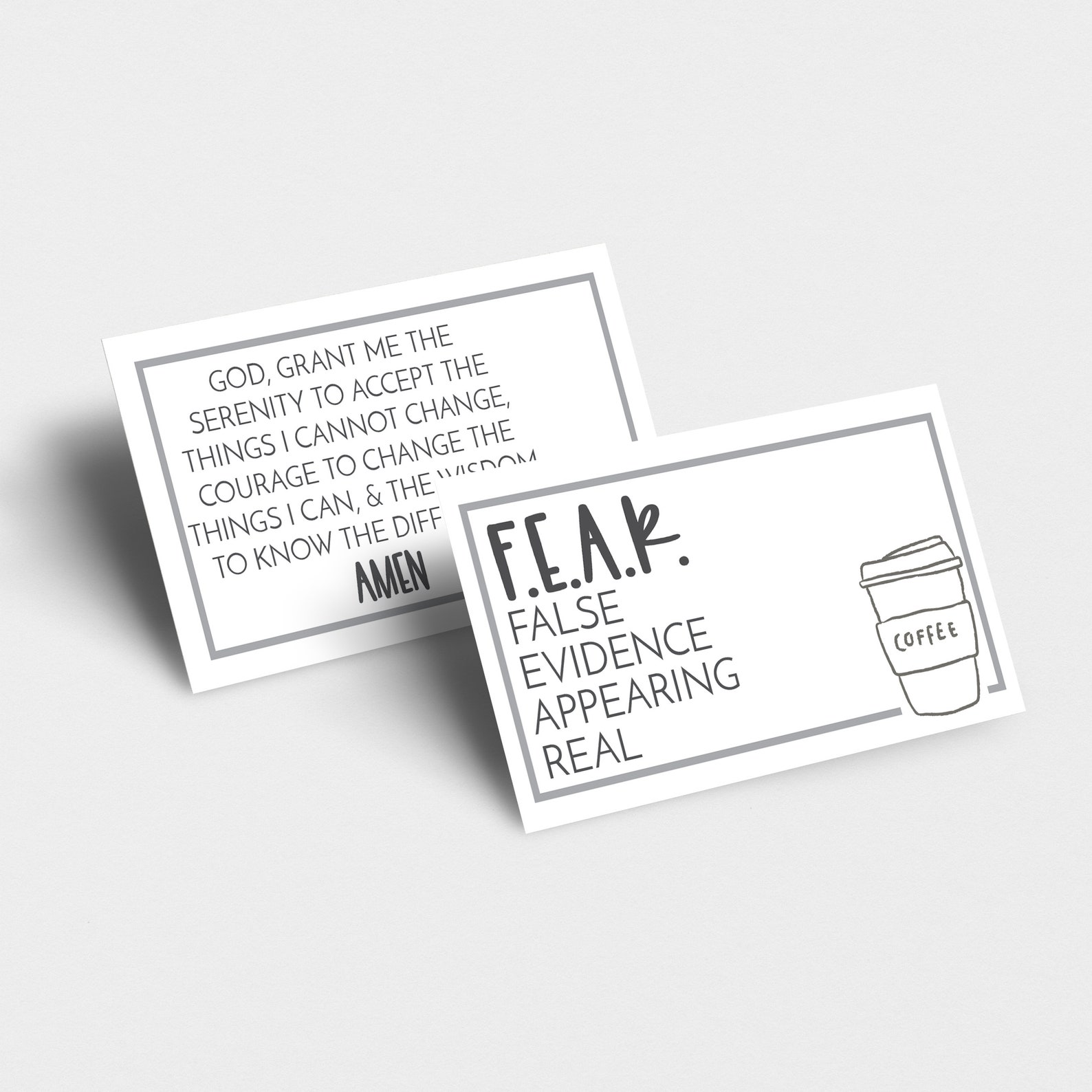 Printable Recovery Pocket Cards - Alanon, Coda, and Other 12-step ...