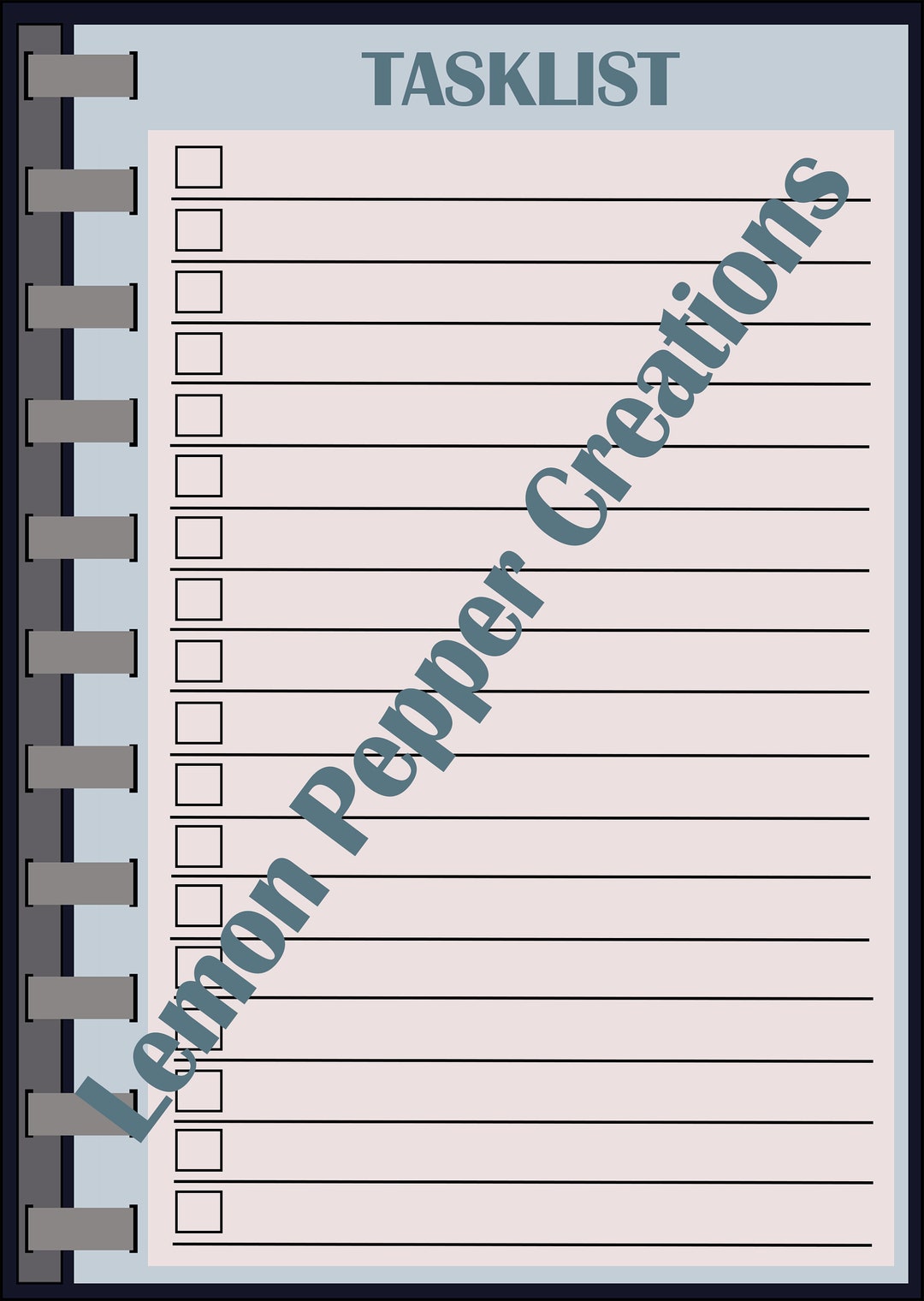 Task List Printables - Blank, Dot Grid, Lined, Boxes, Checklist - Etsy