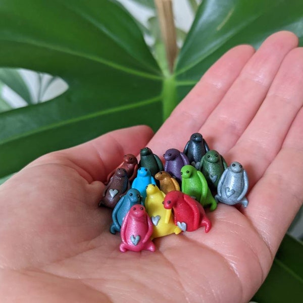 Lucky Dip of Baby Filberts, Mystery Filbert, Polymer Clay Fantasy Creature, OOAK Gift Idea, Tiny Gift, Deskpet, Cute, Clay Collectable, Tiny