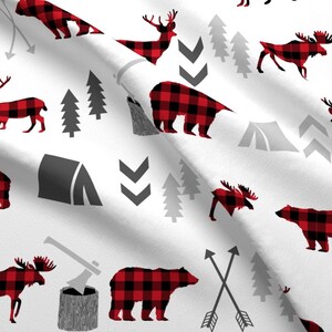Couverture Pour Bebes Woodland En Anglais Buffalo Plaid Baby Etsy