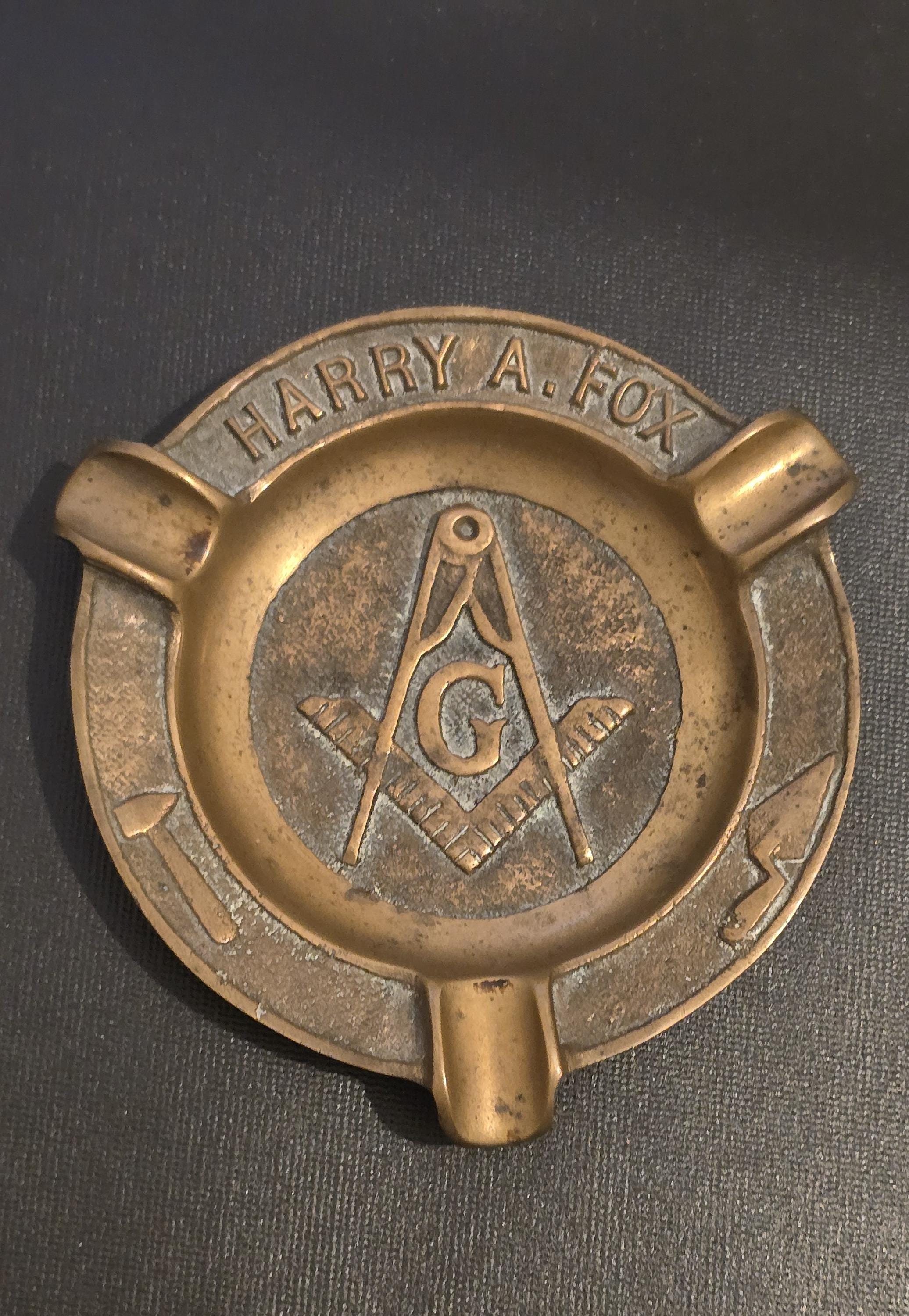 Vintage Masonic Ash Tray - Etsy