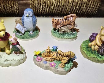Vintage Lenox Disney Winnie the Pooh Miniatyr Fingerborgsfigurer - Välj din karaktär