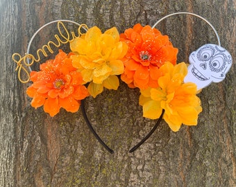 Coco inspirierte Ohren Stirnband - Floral Familia Design