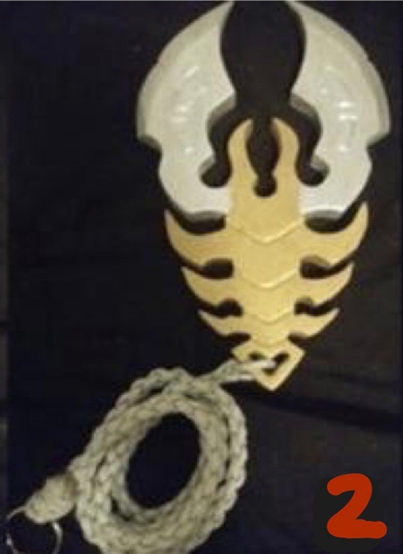 Mortal Kombat Scorpion Spears/Kunai with Paracord Chain Etsy
